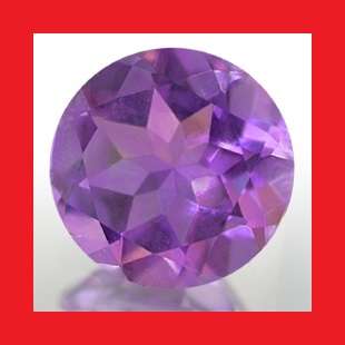 AMETHYST - VIVID PURPLE ROUND FACET - 3.48cts