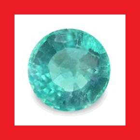APATITE - TEAL GREEN ROUND FACET - 0.16cts