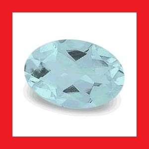 AQUAMARINE - AQUA BLUE OVAL FACET - 0.45cts