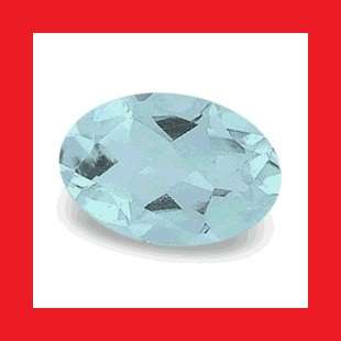 AQUAMARINE - BRIGHT BLUE OVAL FACET - 0.47cts