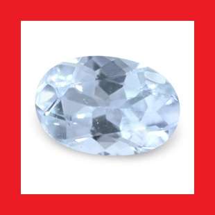 AQUAMARINE - BLUE OVAL FACET - 0.39cts