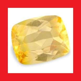 CITRINE - FINE CANARY YELLOW ANTIQUE FACET - 3.00cts