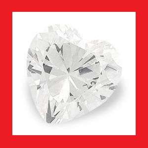 CUBIC ZIRCONIUM - AAA DIAMOND WHITE HEART SHAPE - 2.17cts