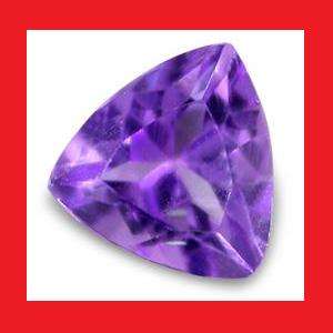 CUBIC ZIRCONIUM - AMETHYST PURPLE TRILLIANT FACET  - 2.02cts