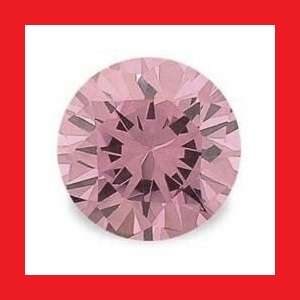 CUBIC ZIRCONIUM - SOFT PINK ROUND FACET - 0.73cts