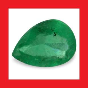 EMERALD (NATURAL BRAZIL) - NICE GREEN PEAR FACET - 0.115cts