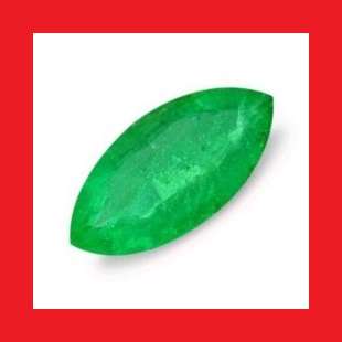 NATURAL EMERALD - GREEN MARQUISE CUT - 0.100cts