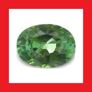 TOURMALINE - DEEP GREEN OVAL FACET - 1.290cts