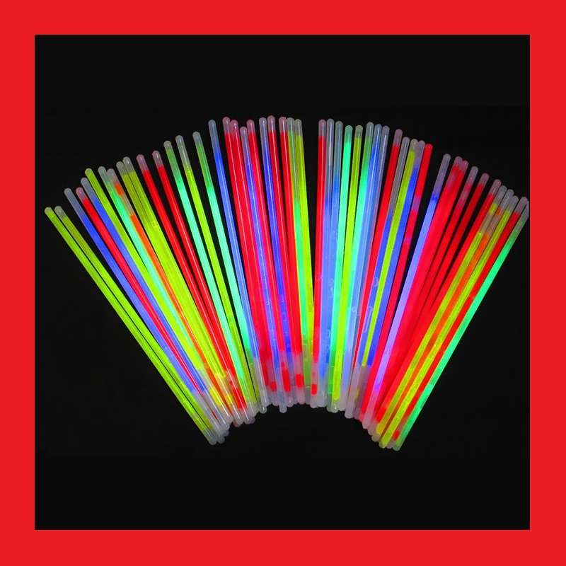 GLOWSTICKS - PACK OF 50 STICKS (200mm Length)