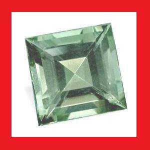 MORGANITE - TEAL GREEN PRINCESS FACET - 0.14cts