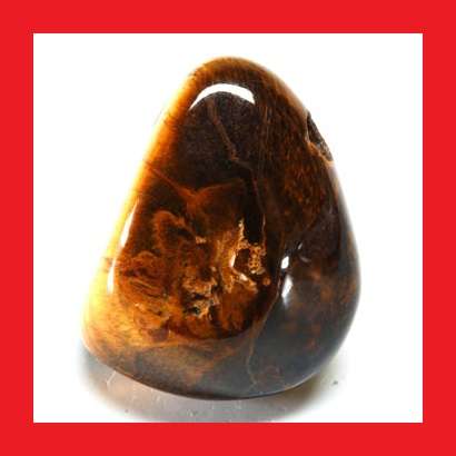 NATURAL TIGER`S EYE - DRILLED FANCY SHAPE - 70.04cts