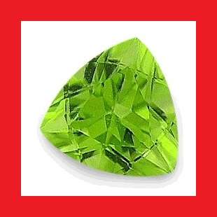 PERIDOT (NATURAL) - VIBRANT GREEN TRILLIANT FACET - 0.545cts
