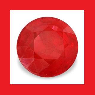 RUBY (BURMA) - PIGEON BLOOD RED ROUND FACET - 0.385cts