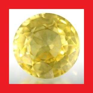 SAPPHIRE (NATURAL AFRICA) - CANARY YELLOW ROUND FACET - 0.13cts