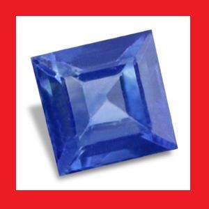 Sapphire (Natural Africa) - Blue Square Facet - 0.24cts