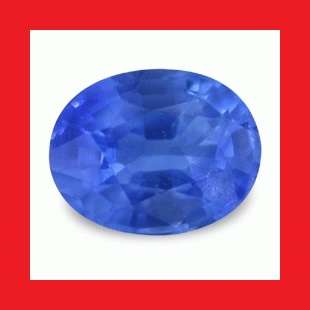 SAPPHIRE (NATURAL SRI LANKA) -  CORNFLOWER BLUE OVAL FACET - 0.355cts
