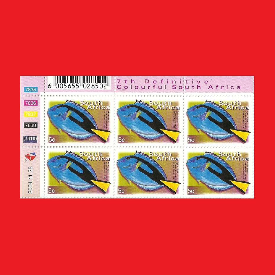 7th Definitive Reprint Control Block Of 6 SACC 1293a 2004/11/25