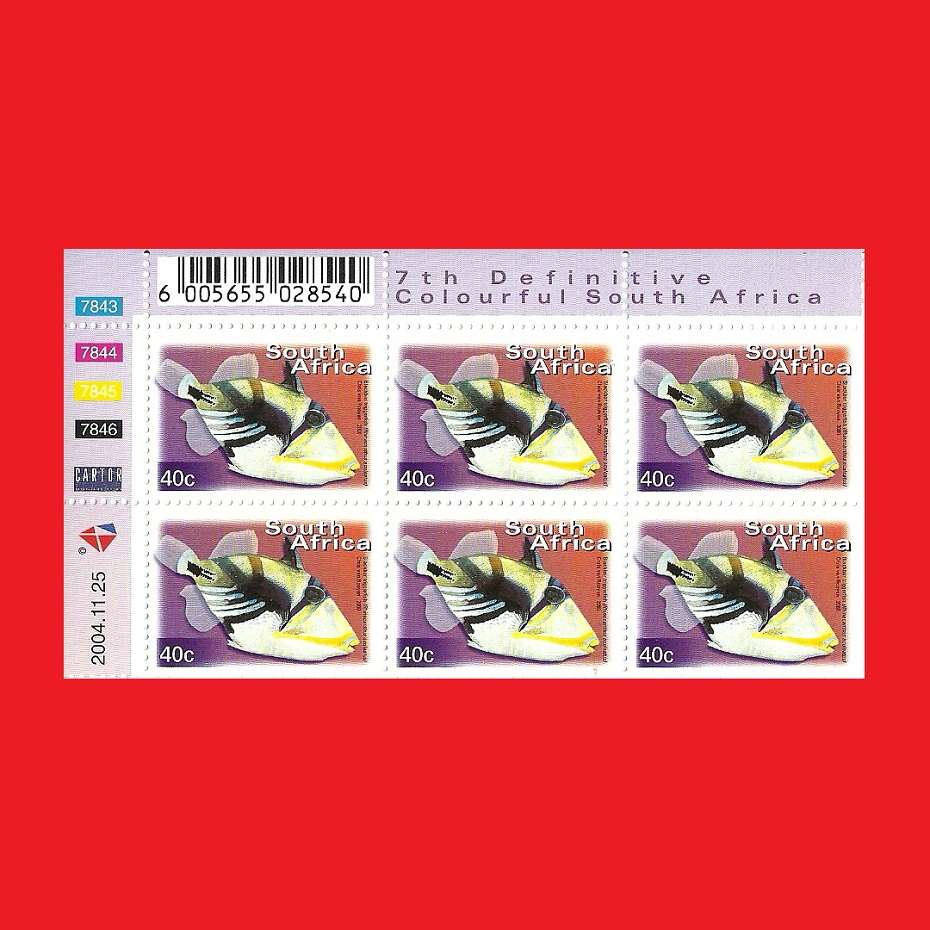 7th Definitive Reprint Control Block Of 6 SACC 1297a 2004/11/25