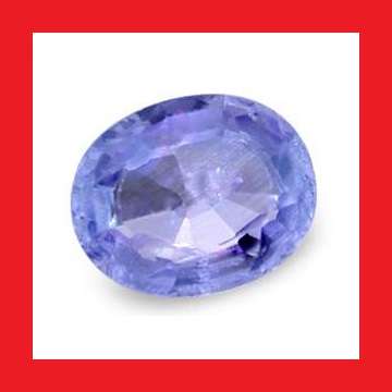 TANZANITE - NICE VIOLET BLUE OVAL FACET - 0.185cts