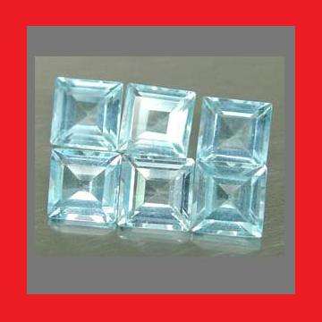 TOPAZ - SKY BLUE SQUARE BAGUETTE FACET - 2.02cts