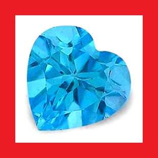 TOPAZ - SWISS BLUE HEART FACET - 0.290cts