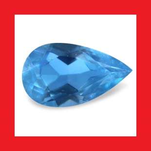 TOPAZ - LONDON BLUE PEAR FACET - 0.350cts