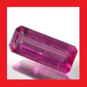 TOURMALINE - HOT PINK OCTAGON FACET - 0.80cts
