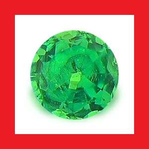 TSAVORITE - RICH EMERALD GREEN ROUND CUT - 0.06cts
