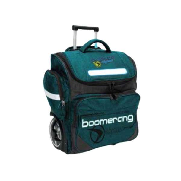 Boomerang Bigwheel Trolley Backpack -Teal