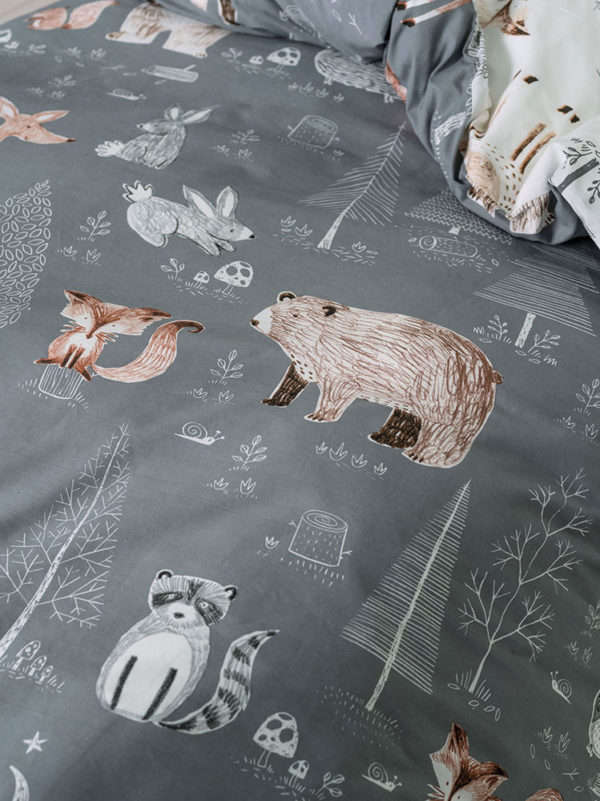 Into The Woods Double Duvet Cover Set