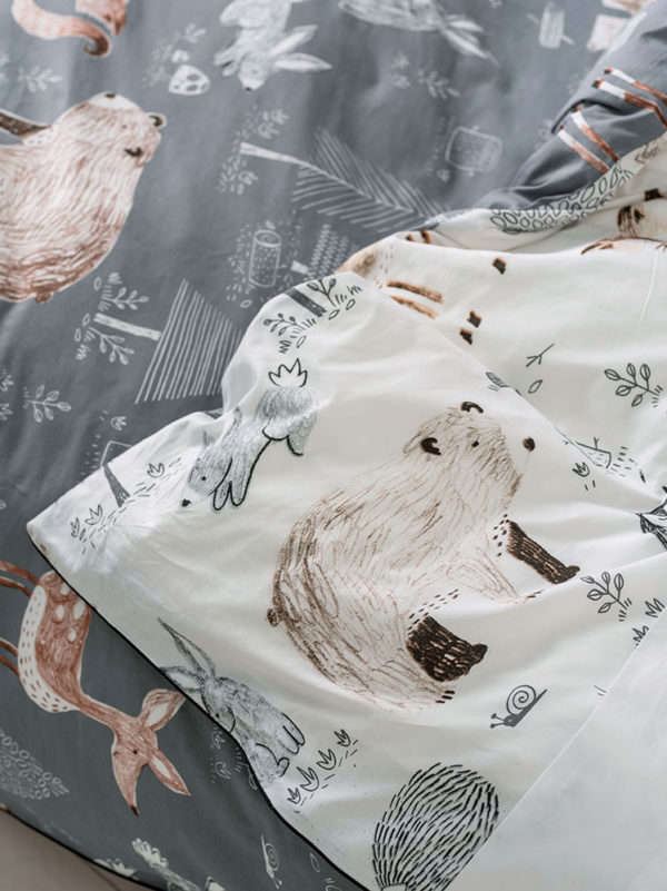 Into The Woods Double Duvet Cover Set