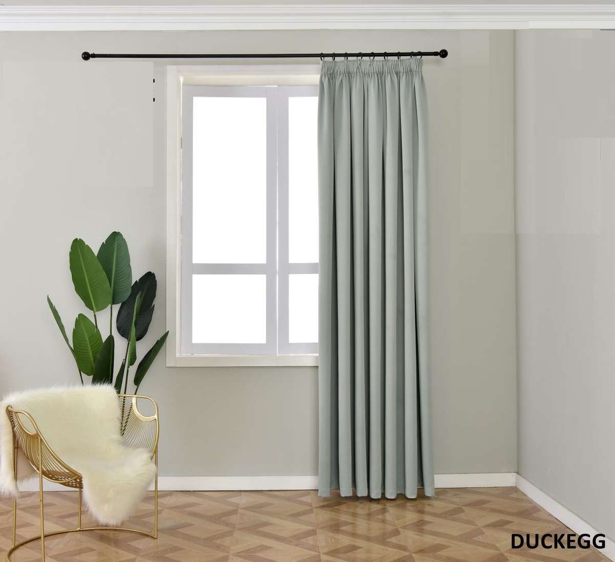Messene Self Lined 265 X 218cm Taped Curtain (60% Blockout Curtain )