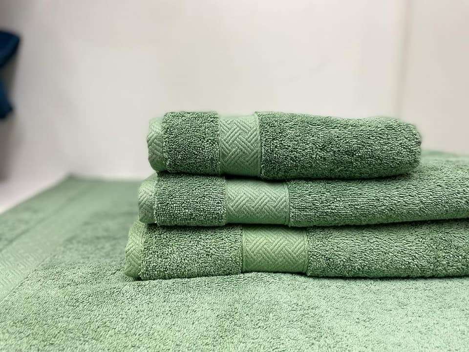 Luxury Indulgence 630gsm 100% Cotton Towels - Sage