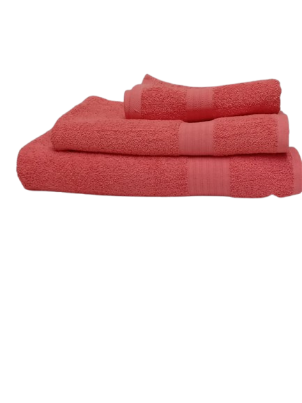 Egyptian Cotton Coral Rose Towels