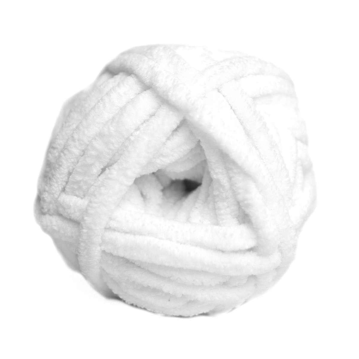 Elle Velour Solid 100g - 001 White