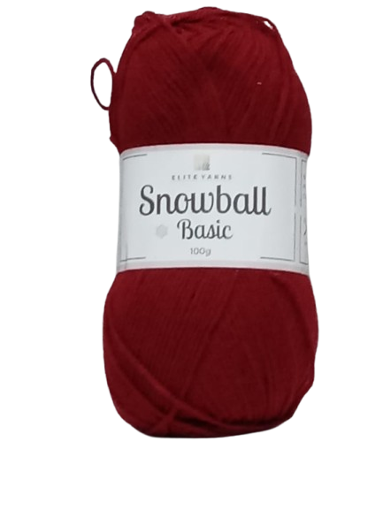 Snowball Basic 100g Wool- Red