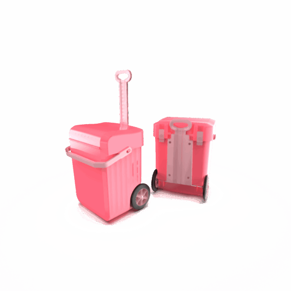 Weelie Trolley School Bag - Pink