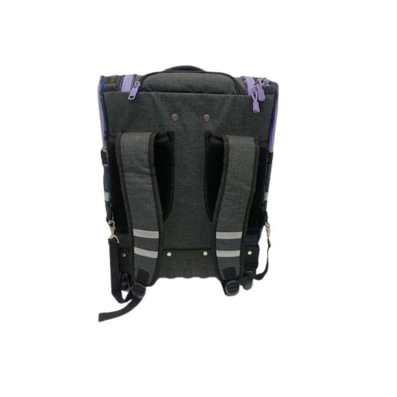 Boomerang Legand Hardbase XL Trolley- Purple Print /Grey
