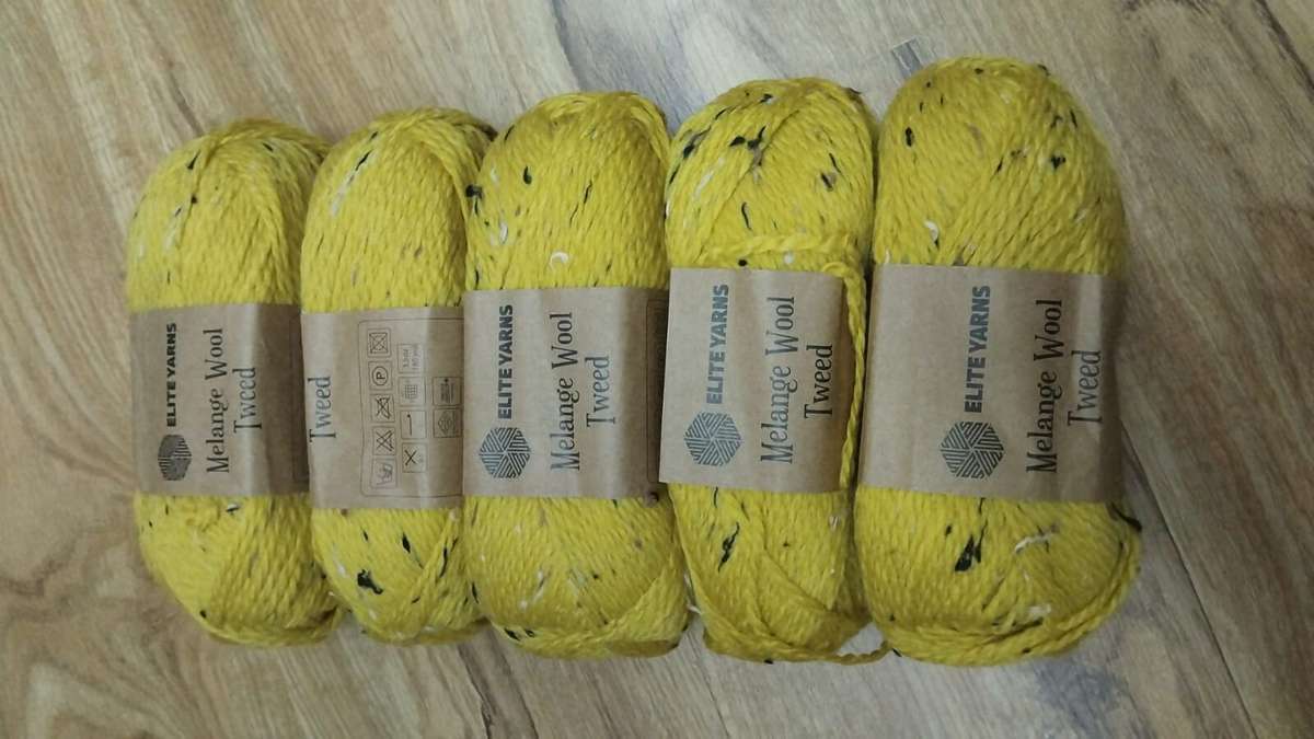 Melange Wool Dk (5x100G) Packet -M1377