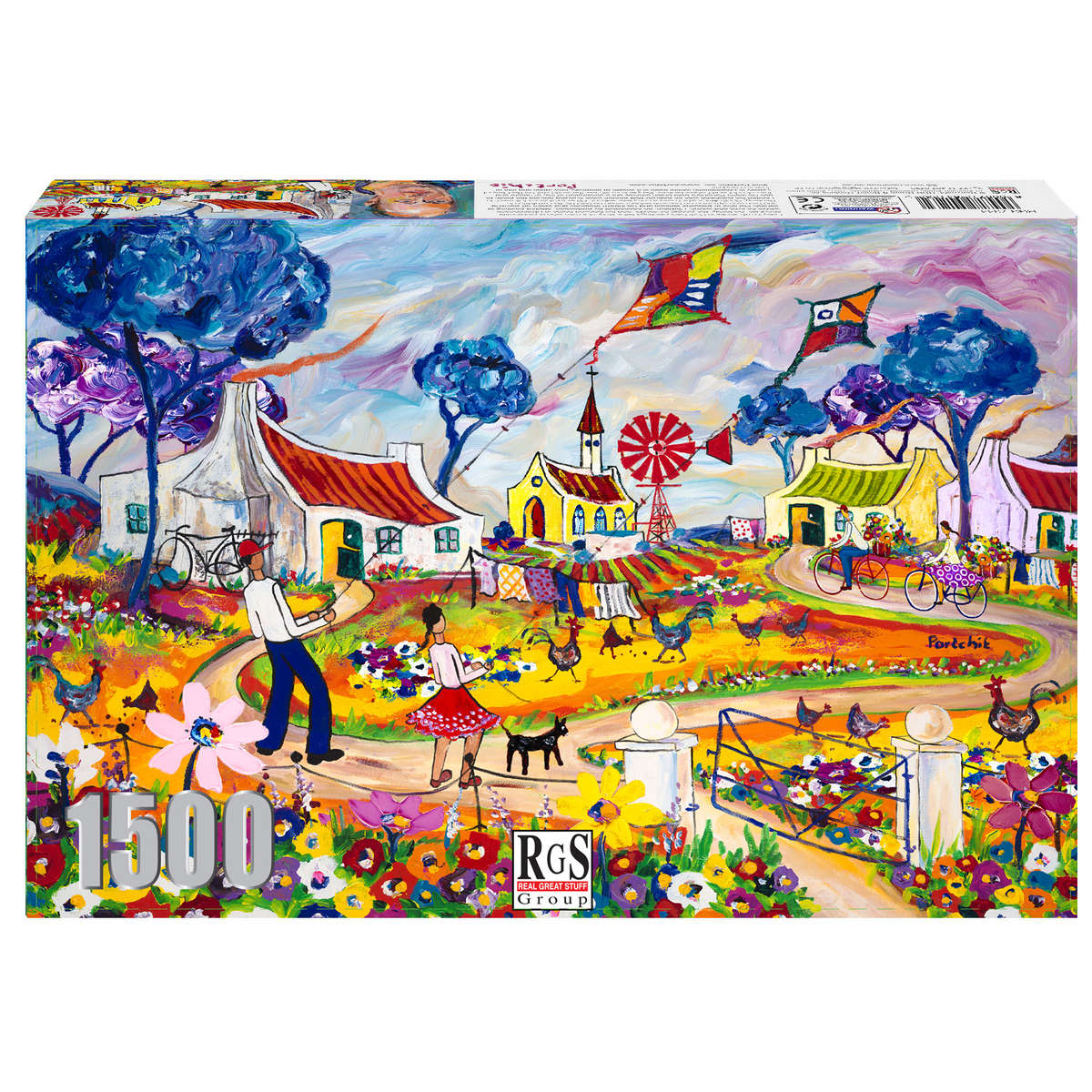 RGS Group Kites by Portchie 1500-piece Jigsaw Puzzle