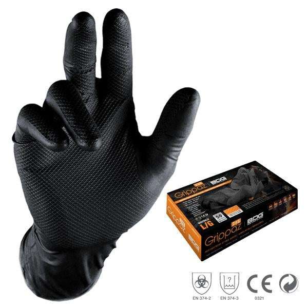 Grippas 100% Nitrile Gloves (Box of 50)