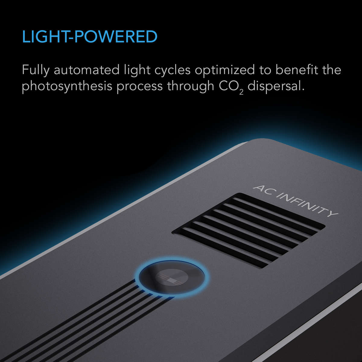 AC INFINITY CO2 + Light Sensor for Controller AI+, CO2 Data Tracking, Optimized FAE, Day & Night ...