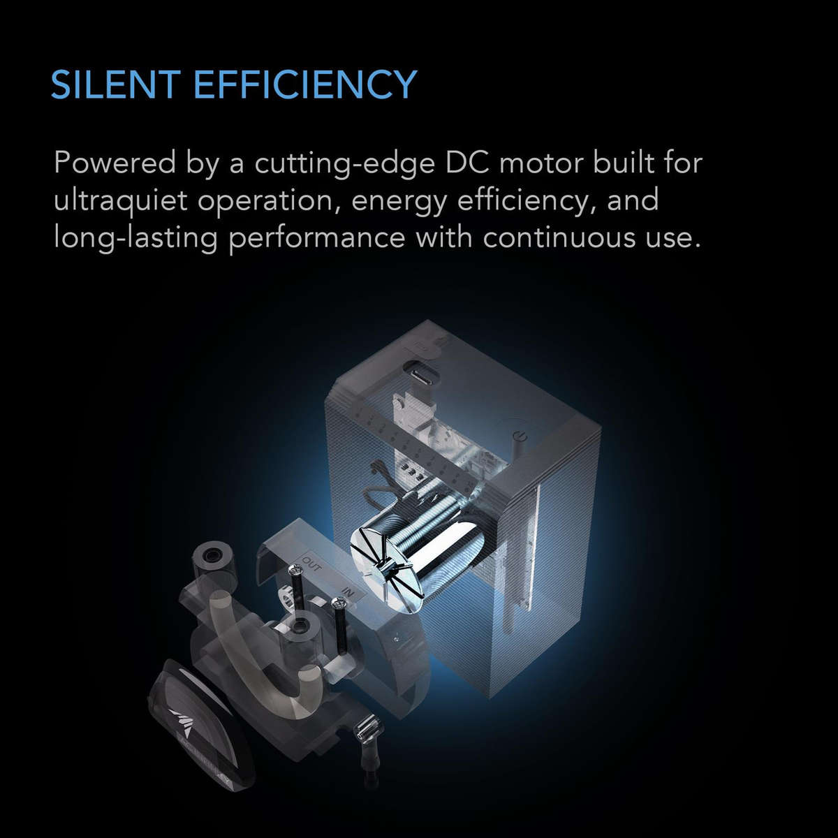 AC INFINITY Peristaltic Pump, Two-Outlet Dosing Kit for Hydroponics, 10-Level Control, 210 ml/min