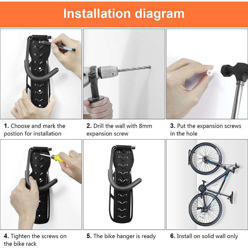 Fluir Bicycle Wall Mount Hanger  Swivel/Adjustable Angle