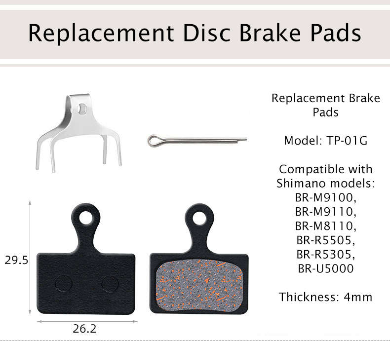 Toopre Essential Brake Pads replaces Shimano MTB K04