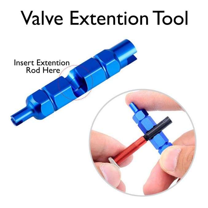 Toopre Workshop 3 in 1 Bicycle Valve Core Tool Presta/Schrader Valves
