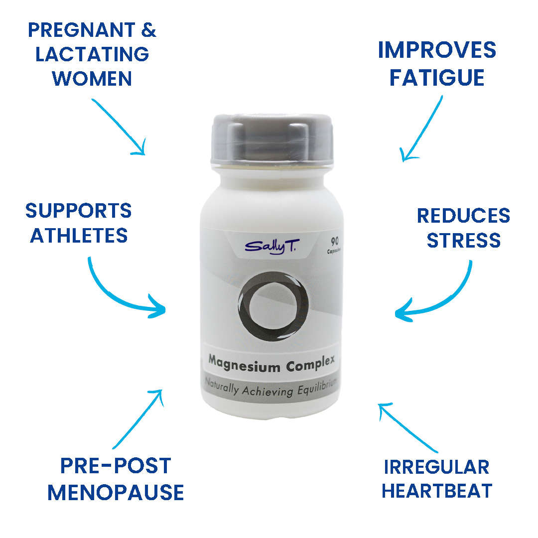 Sally T. Magnesium Complex 90 Capsules - Essential Brain & Body Health