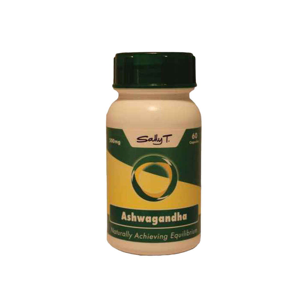 Sally T. Ashwagandha 500mg/capsule, 60 Capsules. Sleep and stress.