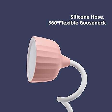 Cute Desk Lamp for Kids, with Pencil Cutting/pen Holder, (Pink)