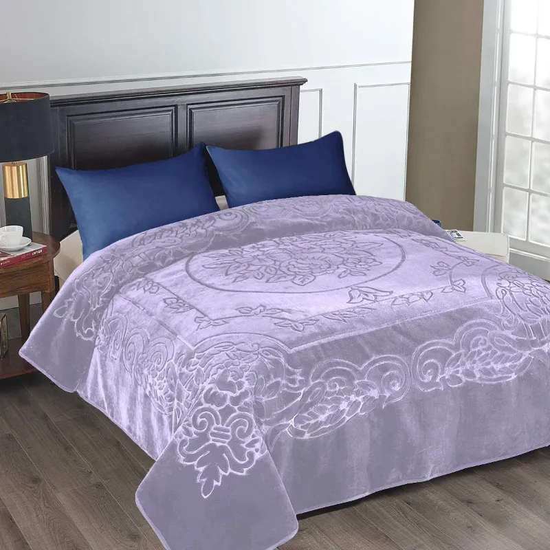 Camel - Luxury Mink Blanket 220x200cm - Warm Winter Fleece